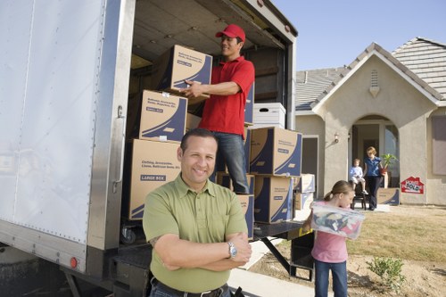 Small removals van handling compact household items in Hornchurch