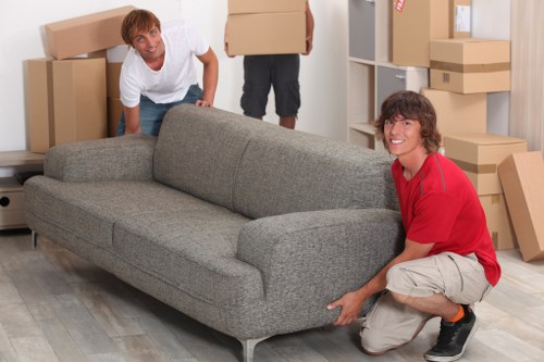 Packing household items for a Hornchurch home removal